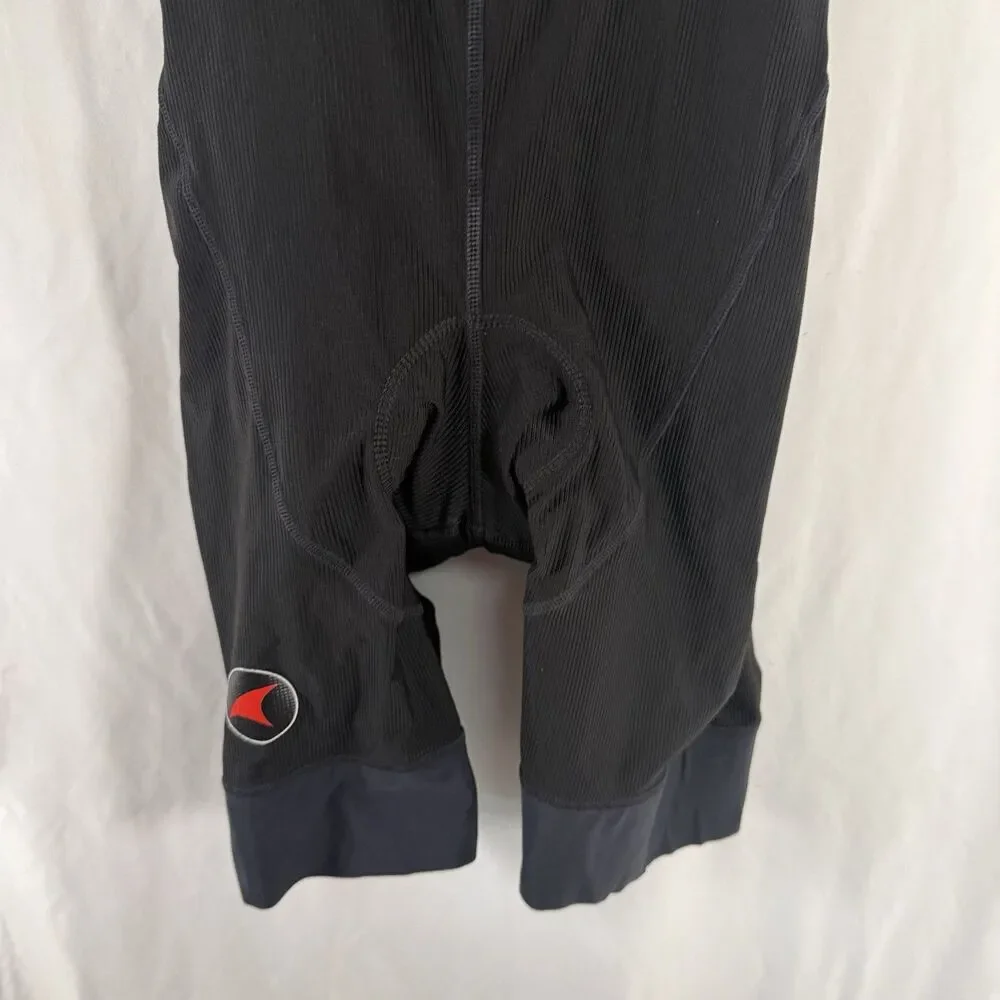 Pactimo Cycling Bib Men's Large Black Ribbed Sleeveless Padded Pullover